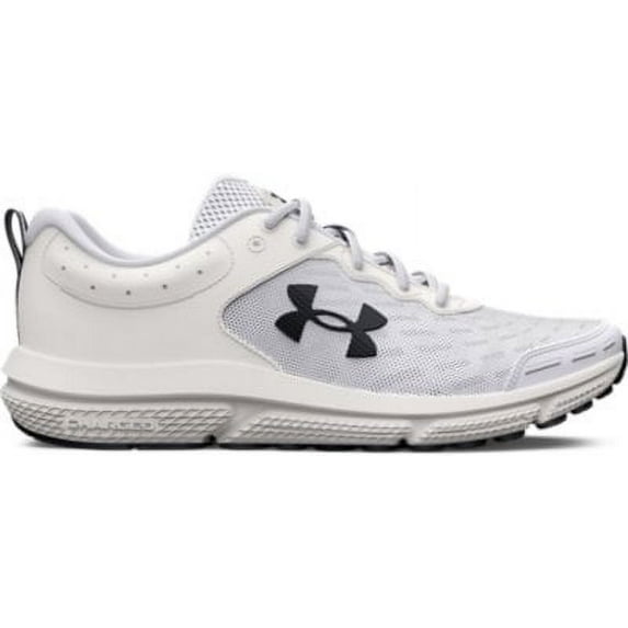 Under Armour Men's UA Charged Assert 10 Running Shoes White/Black/Black - 3026175-104