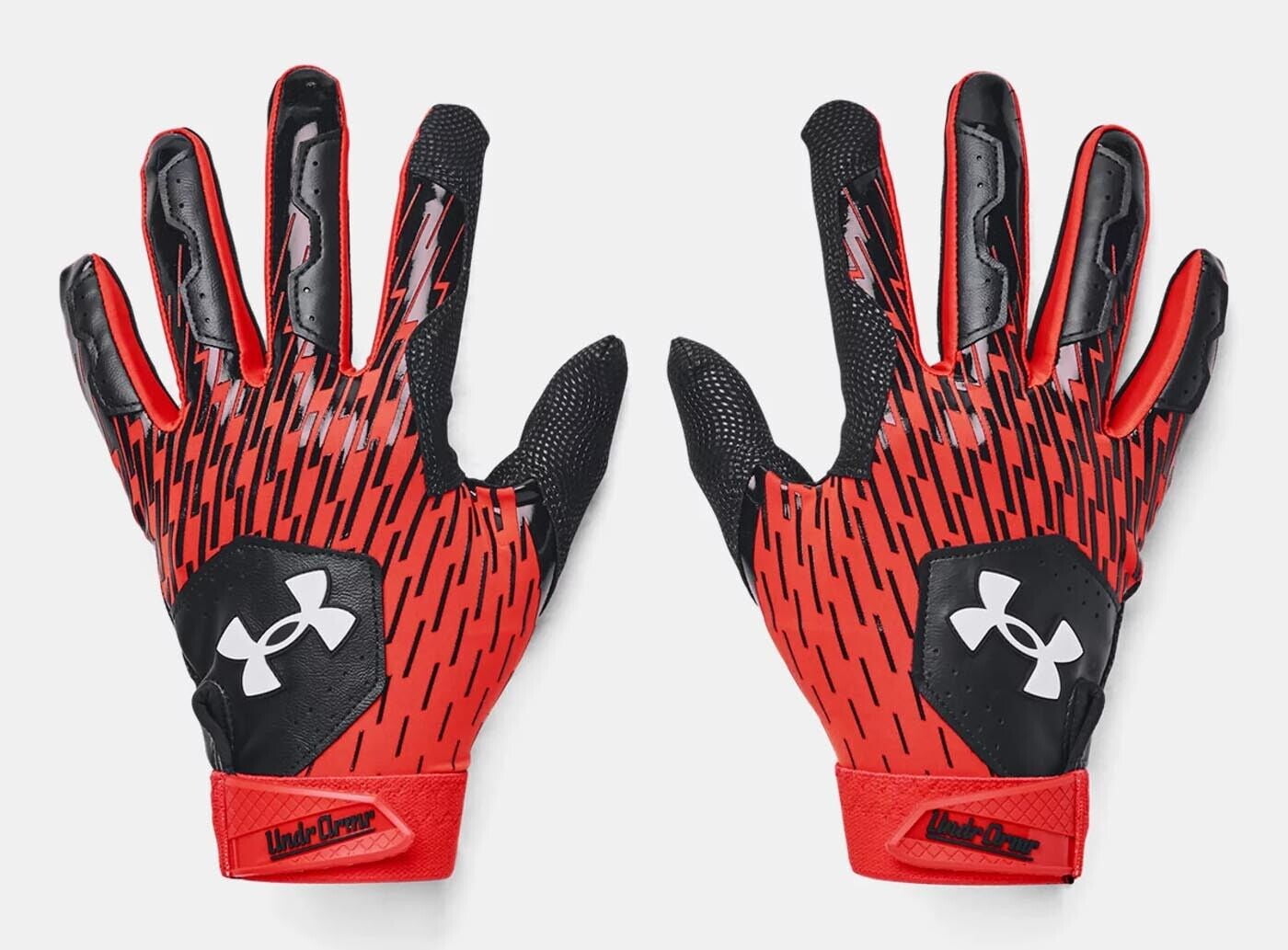 All red under armour gloves 2025