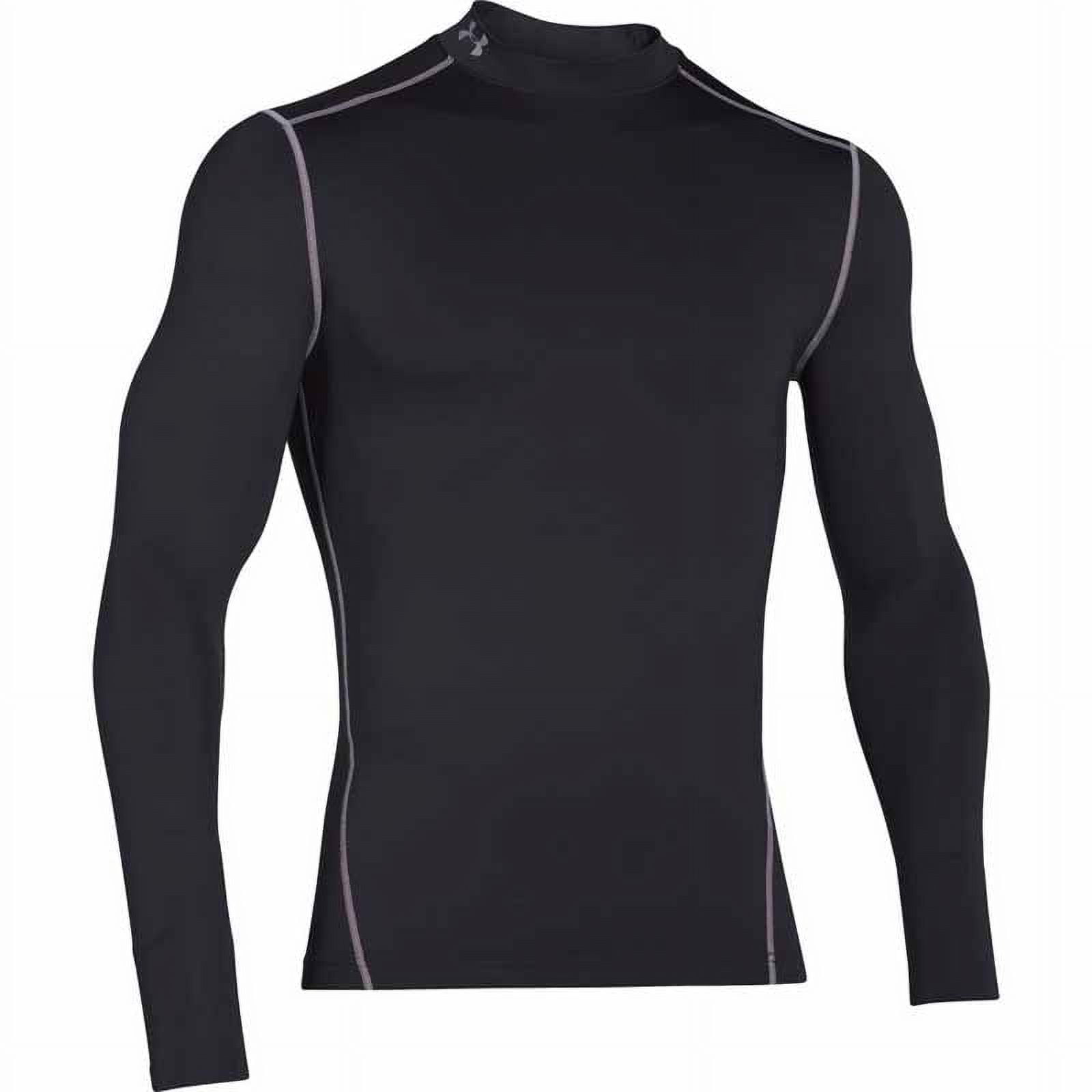  Under Armour Men's ColdGear Armour Compression Mock, Black  (001)/White, Small : Clothing, Shoes & Jewelry