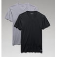 thumbnail image 1 of Under Armour Men's UA Core V-Neck Undershirt 2-Pack 1272395-025 TRG/BLK, 1 of 3