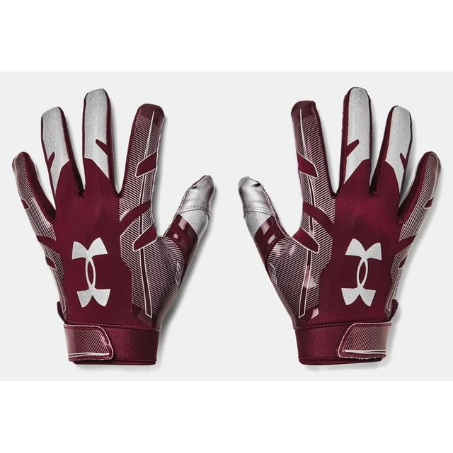 Under Armour Men's UA F8 Football Gloves 1368851609 Maroon/Metallic