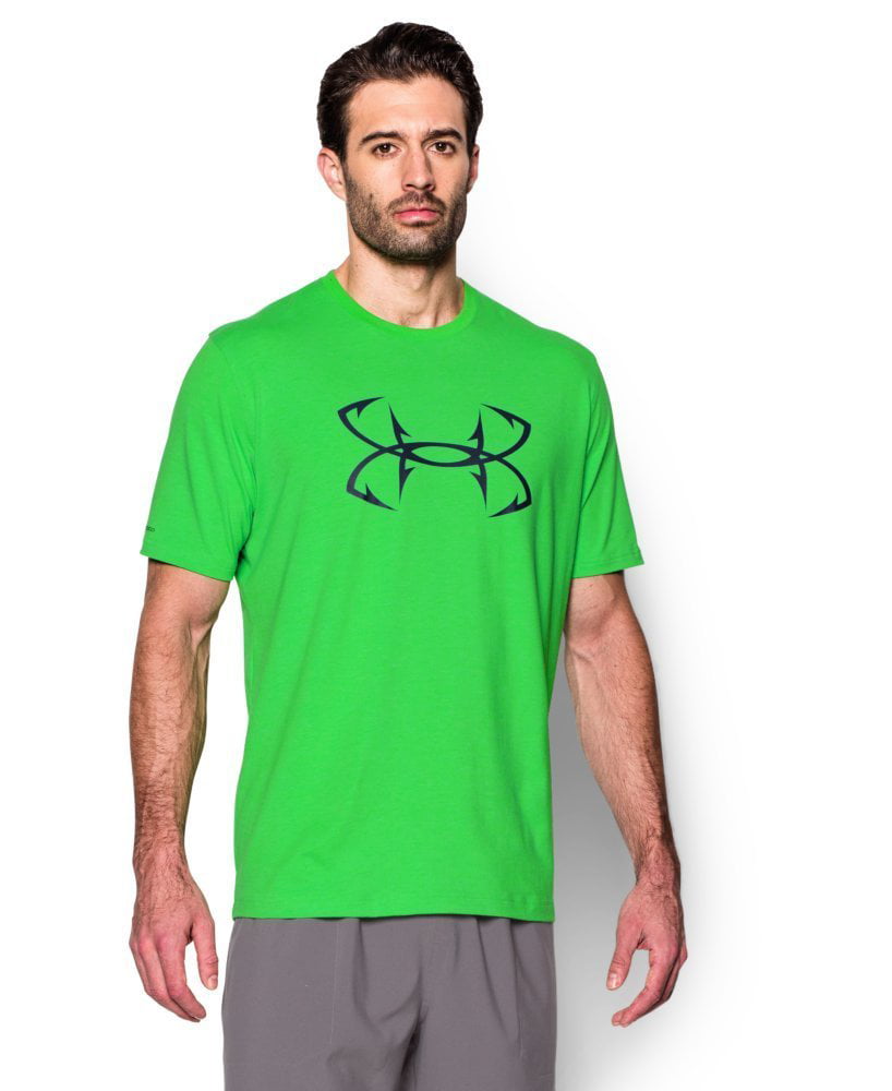 Under Armour Men's UA Fish Hook T-Shirt X-Large GREEN ENERGY 