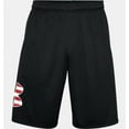 thumbnail image 1 of Under Armour Men's UA Freedom Tech Big Flag Logo Shorts 1359349-001 Black, 1 of 5