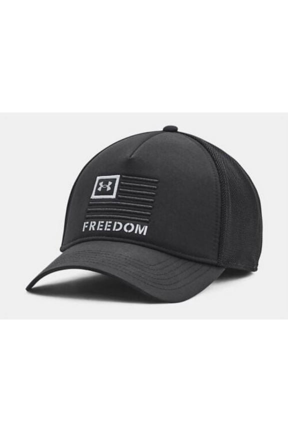 Men's UA Freedom Trucker Hat 1351640-001 Black OSFA