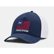 Under Armour Mens UA Freedom Trucker Hat 1351640-409 Academy/White OSFA