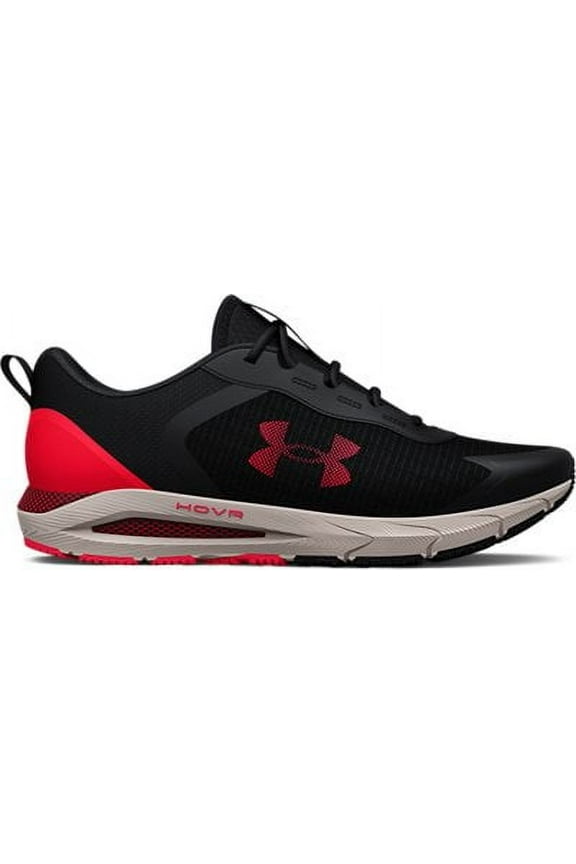 Men's UA HOVR Sonic SE Running Shoes Black/Radio Red/Radio Red - 3024918-005