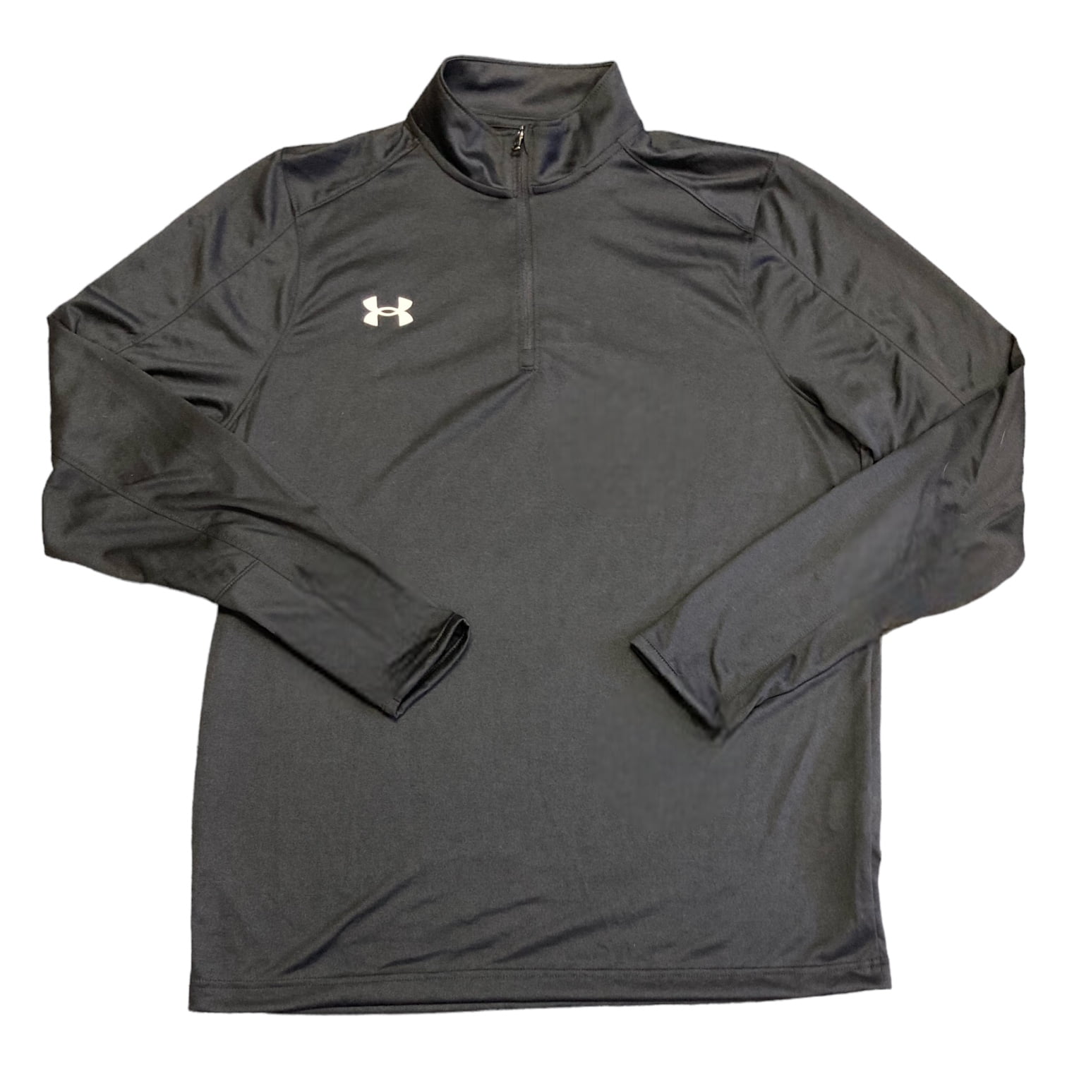 Under Armour Black Hustle Fleece Quarter hot Zip Long Sleeve Shirt