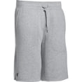 thumbnail image 1 of Under Armour Men's UA Hustle Fleece Short 3X-Large, True Gray Heather-Black, 1 of 2