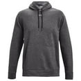 thumbnail image 1 of Under Armour Men's UA Hustle Pullover Fleece Hoodie, Style 1300123 (Charcoal/White, S), 1 of 6