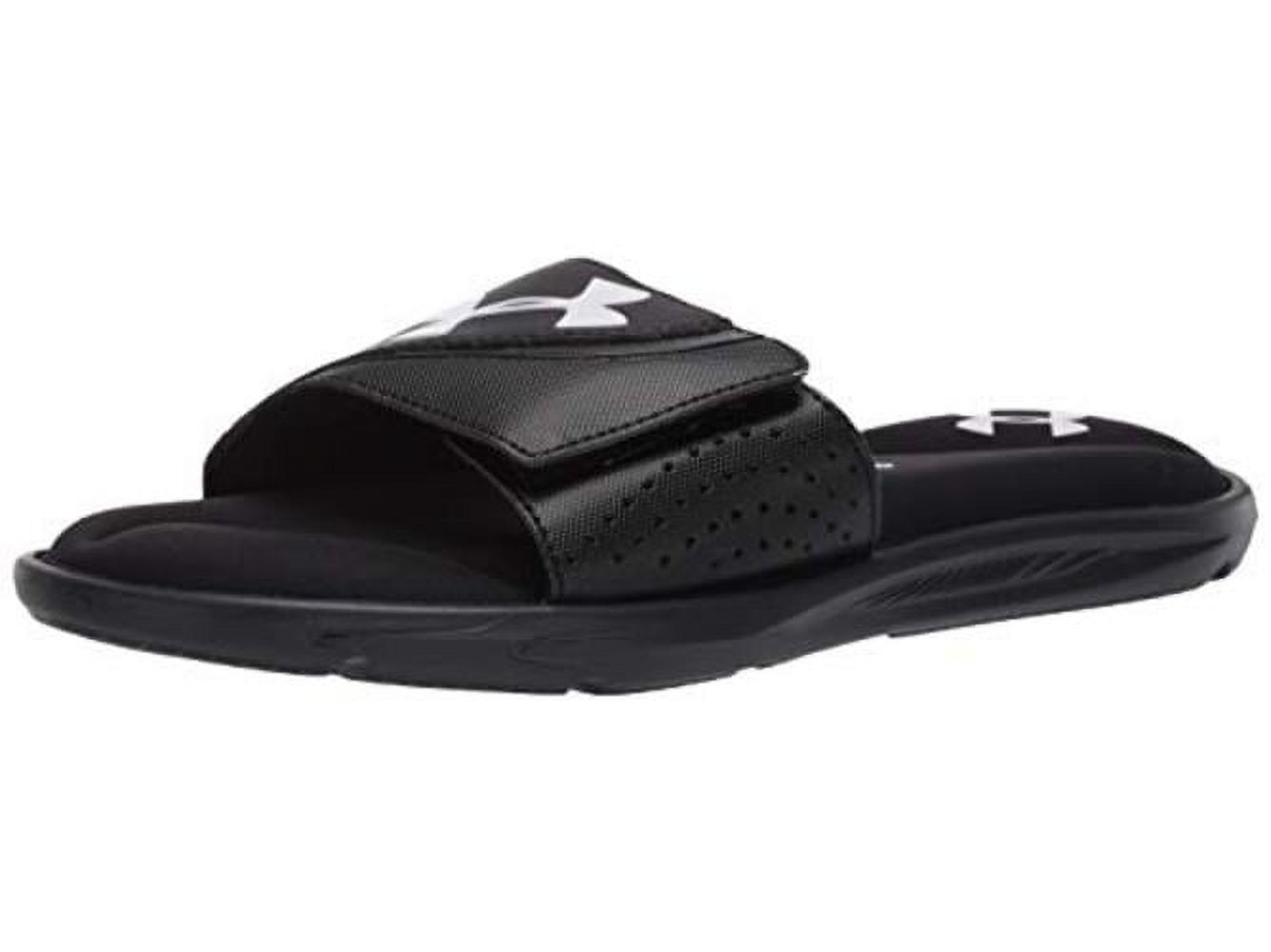 Under Armour Men's UA Ignite VI Slides Athletic Sandals Flip Flop Foam 3022711, Black/Black, 8 - image 1 of 3