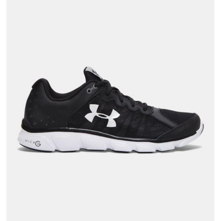 Under Armour Men s UA Micro G Assert 6 Running Shoes Steel White Black 12 Walmart
