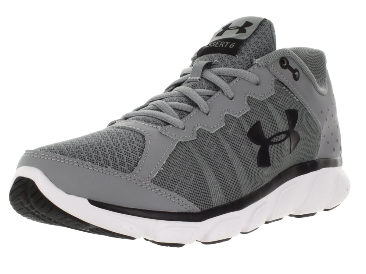 Under Armour Men s UA Micro G Assert 6 Running Shoes Steel White