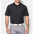 thumbnail image 1 of Under Armour Men's UA Performance Polo Shirt - Black/Steel  L/Tall, 1 of 1