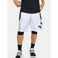 thumbnail image 1 of Under Armour Men's UA Perimeter Basketball Shorts 1351284-100 White/Black, 1 of 5