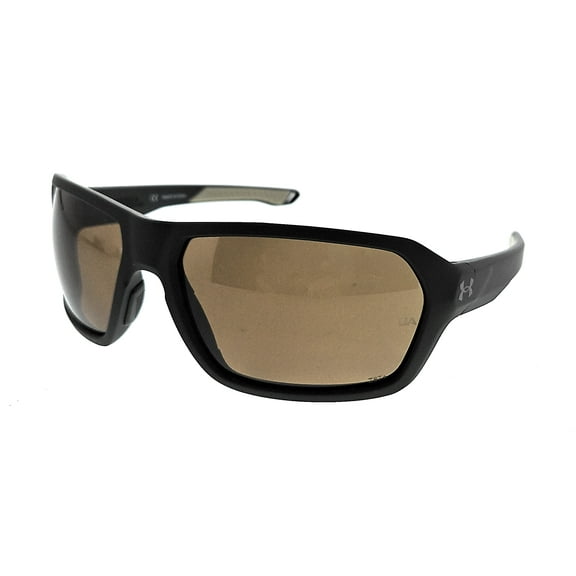 Under Armour Men's UA Recon Polarized Square Sunglasses, Matte Green, 64mm, 15mm