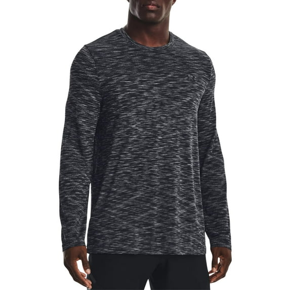 Under Armour Men's UA Seamless Long Sleeve Stretch Shirt Running Top 1359873 (US, Alpha, XX-Large, Regular, Regular, Pitch Gray/Black - 012)