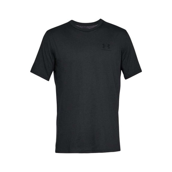 Under Armour Men's UA Sportstyle Left Chest Tee Short Sleeve Activewear Shirt, Black, 3XL