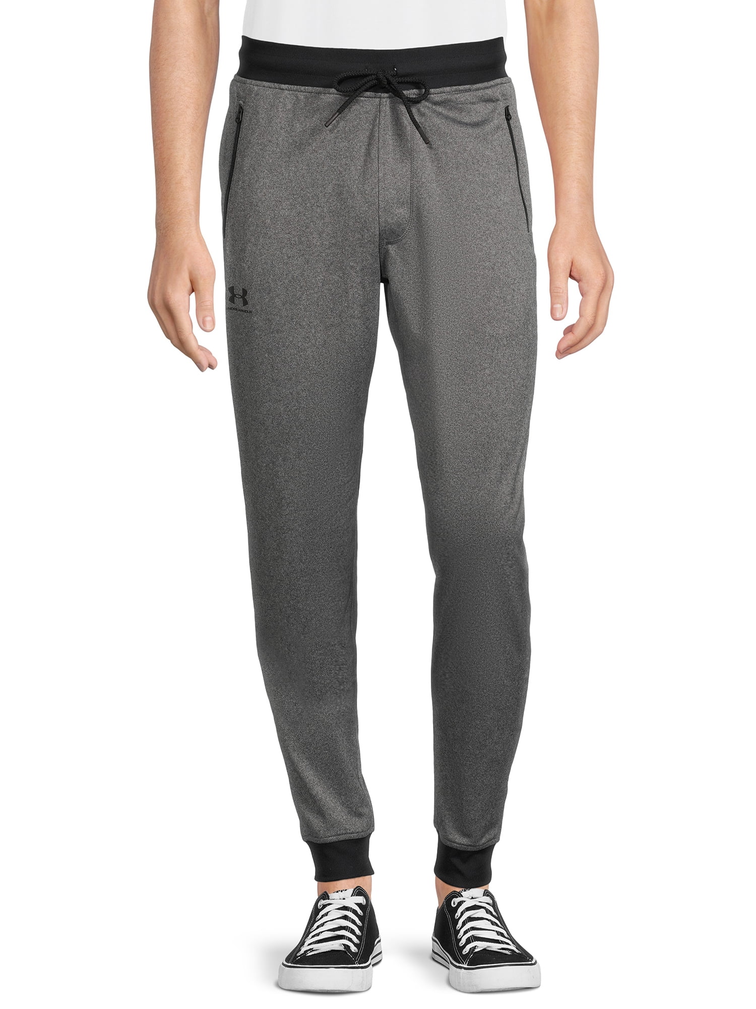 (取寄) アンダーアーマー メンズ スポーツスタイル トリコット ジョガー Under Armour men Sportstyle Tricot Jogger Castlerock/Black Under Armour Men's UA Sportstyle Tricot Joggers, Moisture Wicking