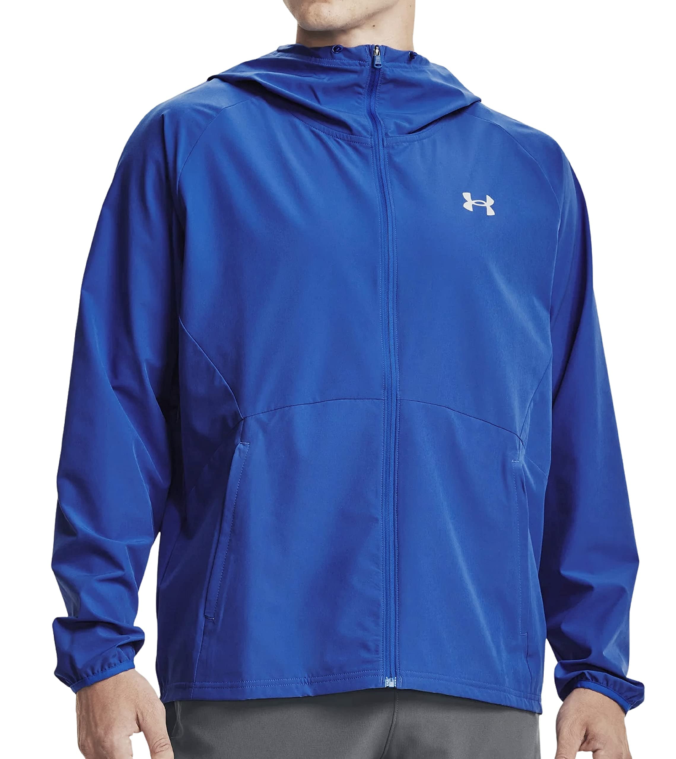 Under Armour Men's UA Stretch Woven Hooded Active Track Full Under Armour Men's UA Stretch Woven Hooded Active Track Full