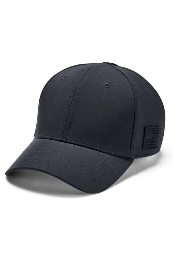 Men's UA Tactical Cap Friend Or Foe 2.0 Stretch Fit Athletic Hat, Black, XL/2XL