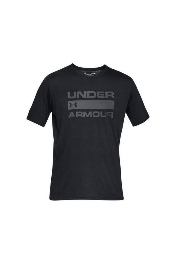Under Armour Men's UA Team Issue Wordmark Short Sleeve T-Shirt 1329582-001 Black
