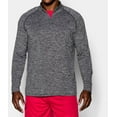 thumbnail image 1 of Under Armour Men's UA Tech 1/4 Zip Shirt 1242220-005 Black/Black/Graphite, 1 of 3