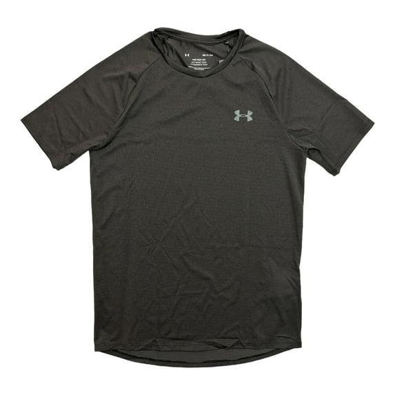 Under Armour Men's UA Tech 2.0 Le Tech Short Sleeve T-Shirt (Carbon Heather, S)