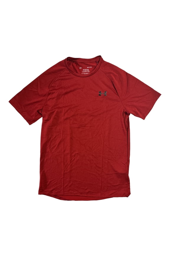Men's UA Tech 2.0 Le Tech Short Sleeve T-Shirt (Red, S)