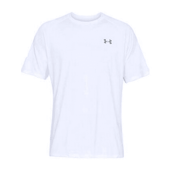 Under Armour Men's UA Tech 2.0 Short Sleeve Shirt (Medium) White