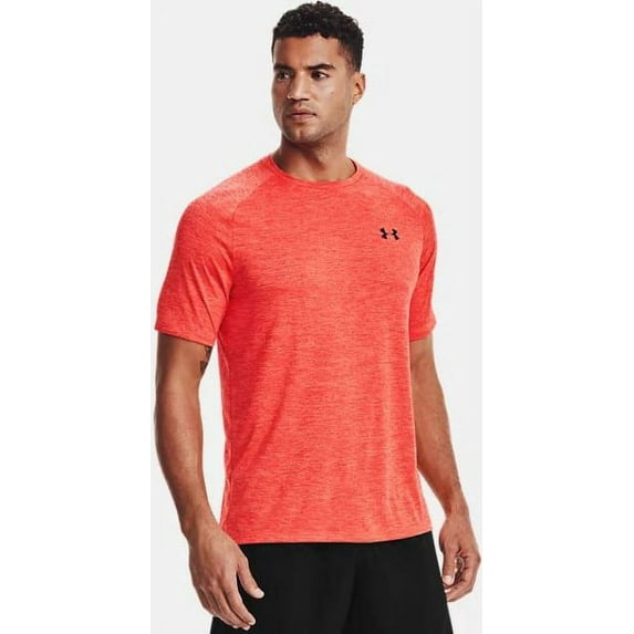 Under Armour Men's UA Tech 2.0 Short Sleeve T-Shirt, Venom Red/Black - XS