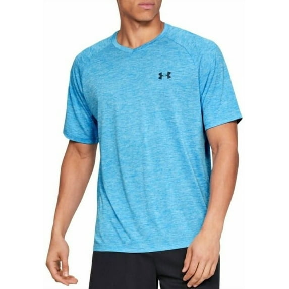 Under Armour Men's UA Tech 2.0 V-Neck T-Shirt, Versa Blue/Mod Gray - MD