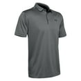 thumbnail image 1 of Under Armour Tech Short-Sleeve Polo for Men - Graphite/Black - 3XL, 1 of 2