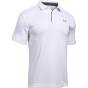 Under Armour Mens UA Tech Performance Golf Polo Tee Loose-Fit Team T-Shirt, White, 3XL