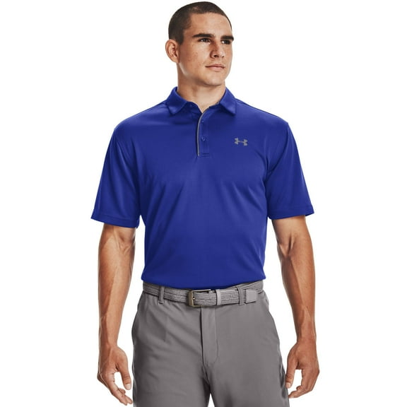 Under Armour Men's Tech Golf Polo , Royal (400)/Graphite, X-Large Tall