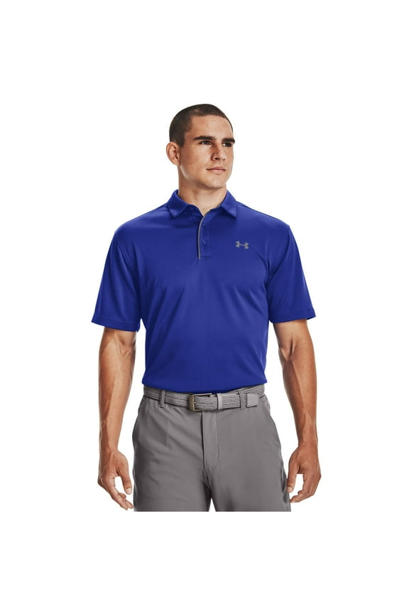 Men's Tech Golf Polo , Royal (400)/Graphite, X-Large Tall