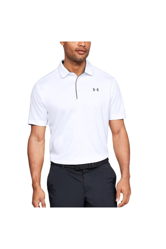 Men's UA Tech Polo XLT White