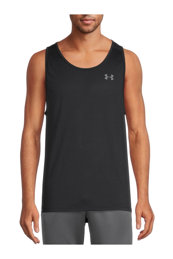 Men's UA Tech Tank 2.0 Tank Top Gym Athletic Performance Shirt, Black, 3XL