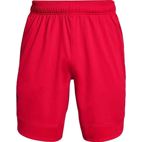 Under Armour Training Stretch Shorts, Red 600/Black, Large