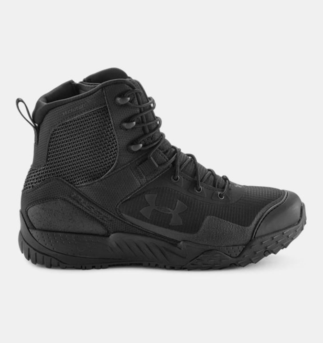 Under Armour Valsetz Tactical Boots Side Zip Black Military Gorpcore Men\'s 8.5 Amazon.com: Under Armour Men main image 3