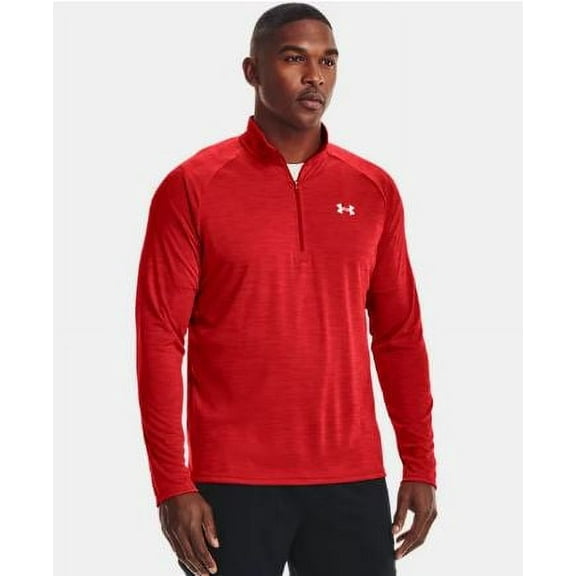 Under Armour Men's UA Velocity 2.0 Zip, Versa Red / White, S