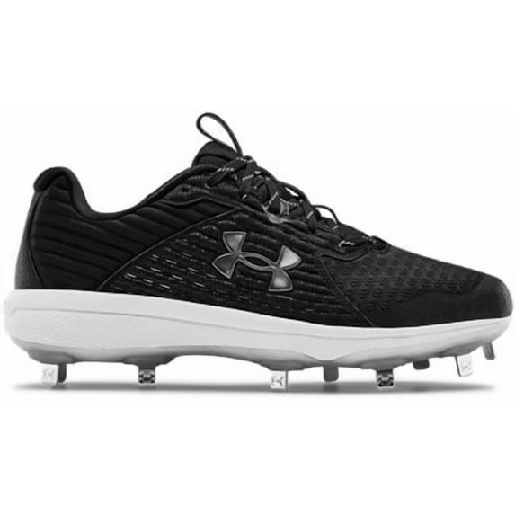 Under Armour Men's UA Yard MT Baseball Cleats Black/Black/Metallic Silver - 3022999-005