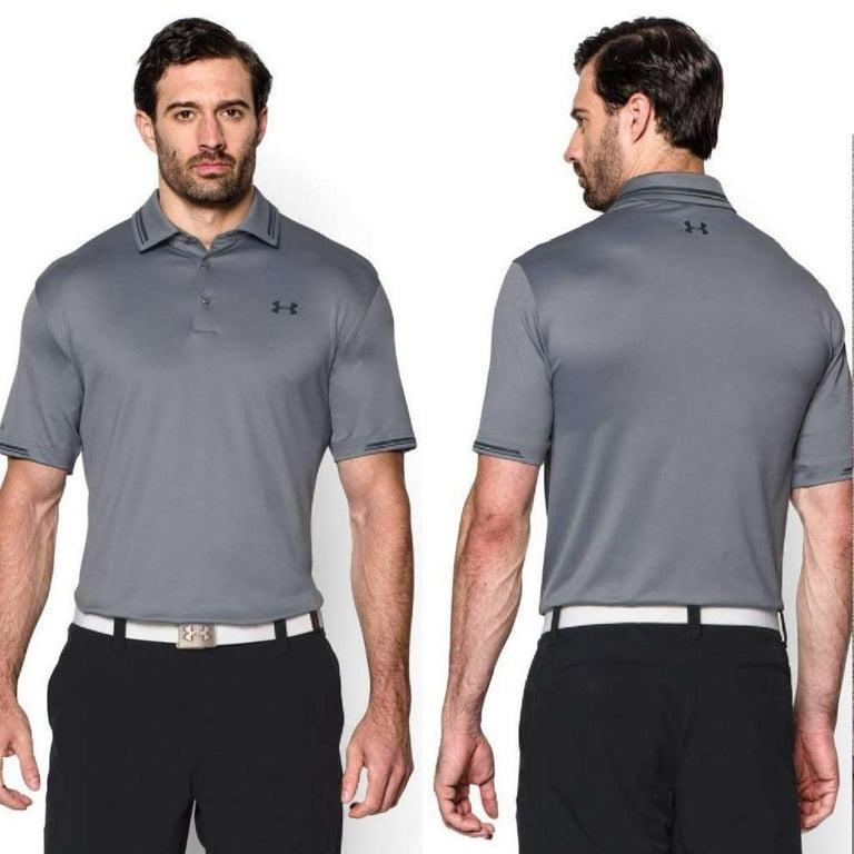 Under Armour Men s UA coldblack Tip Polo Small Steel