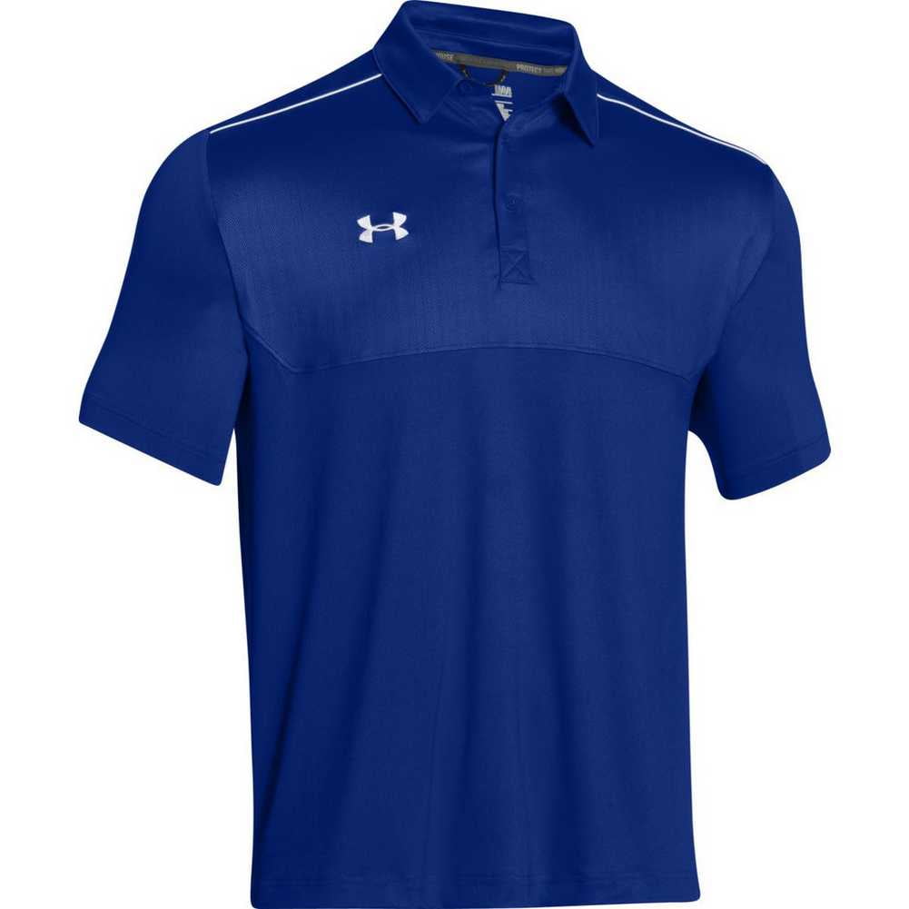 Under armour royal blue deals polo