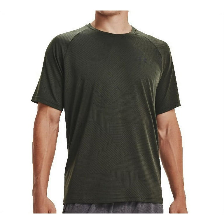 Under Armour Men's Velocity 2.0 SS Tee Loose Forest Green Short