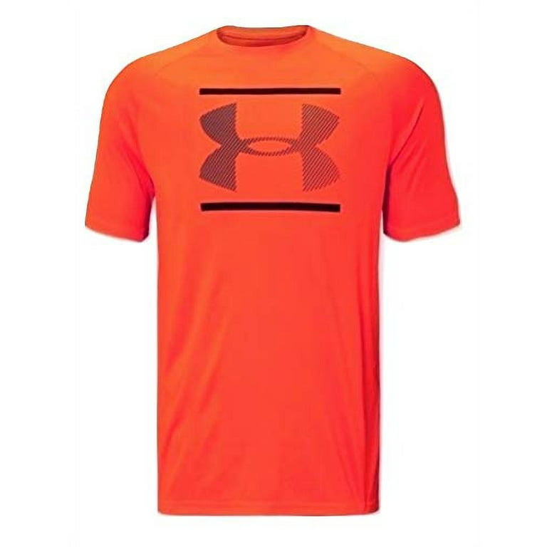 Under Armour Men's Velocity Graphic Shirt Small Orange 1351777-856