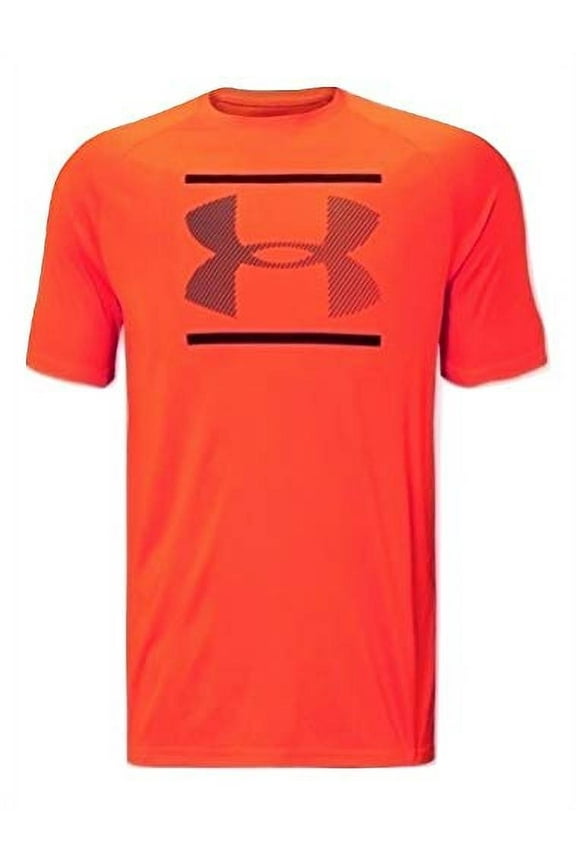 Men's Velocity Graphic Shirt Small Orange 1351777-856
