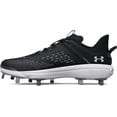 thumbnail image 1 of Under Armour Men's Yard Low Mt Metal Baseball Cleats Black/Black Medium 10 10 Medium US/Black|Black, 1 of 5