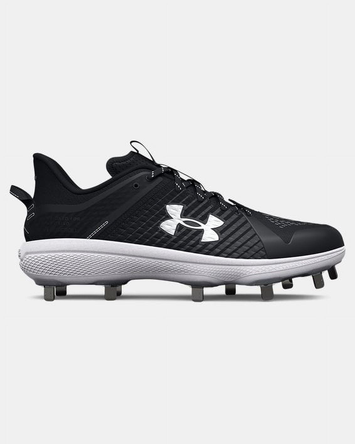 Under Armour Yard Low MT Baseball/Softball Cleats Black/White