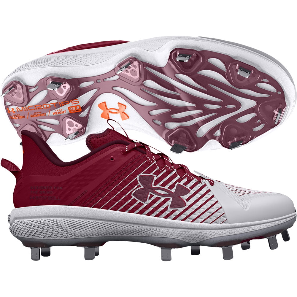 Under Armour UA Baseball Cleats Cardinal FSU Yard Low MT Red Maroon Mens Size 7 Under Armour UA Baseball Cleats Cardinal FSU Yard Low MT Red  main image 3