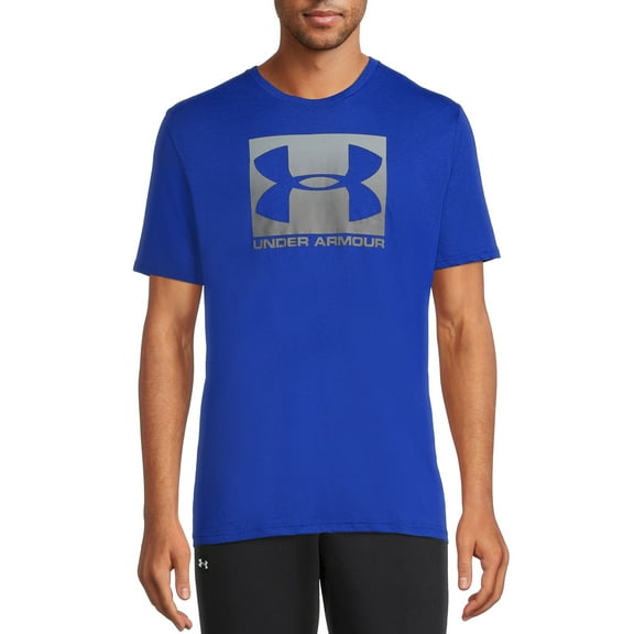 Under Armour Men's and Big Men's UA Boxed Logo Sportstyle T-Shirt with Short Sleeves, Sizes up to 2XL